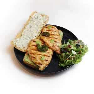ساندویچ چاپاتا  چیکن اسفناج