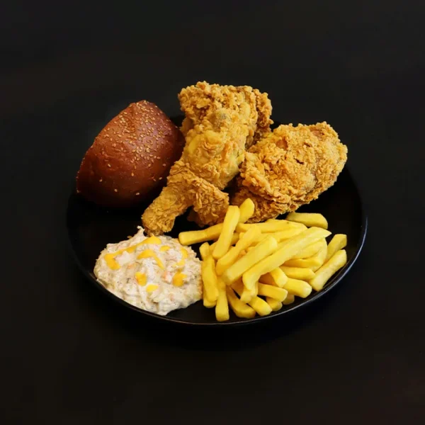 سوخاری سه تیکه ران(نرمال/اسپایسی)