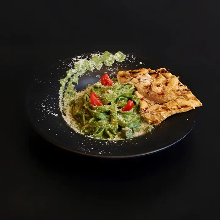 پاستا چیکن اسفناج